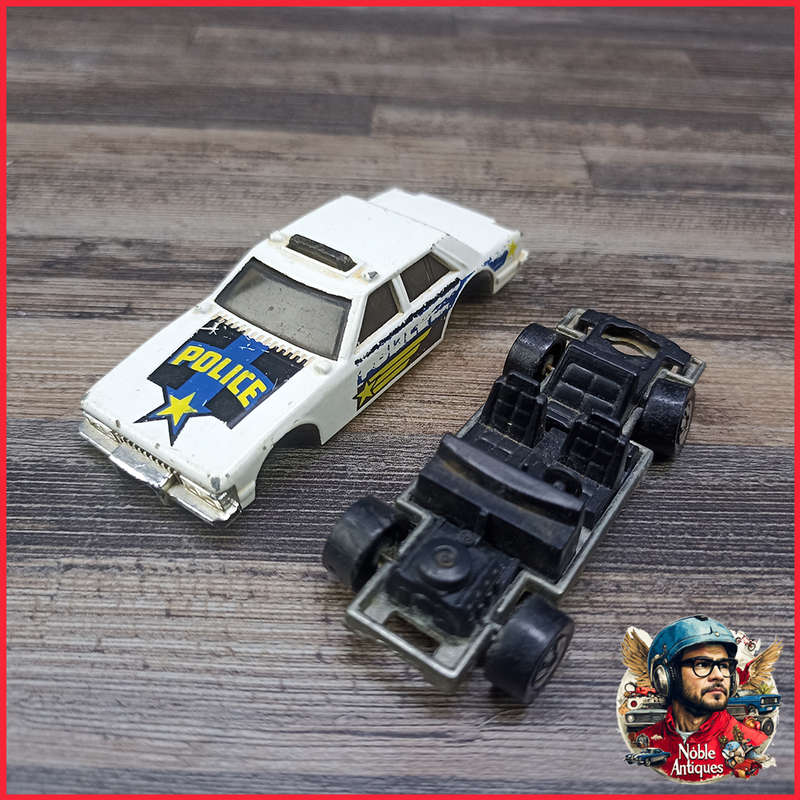 Vintage Hot Wheels 1985 Body Swappers Police Car