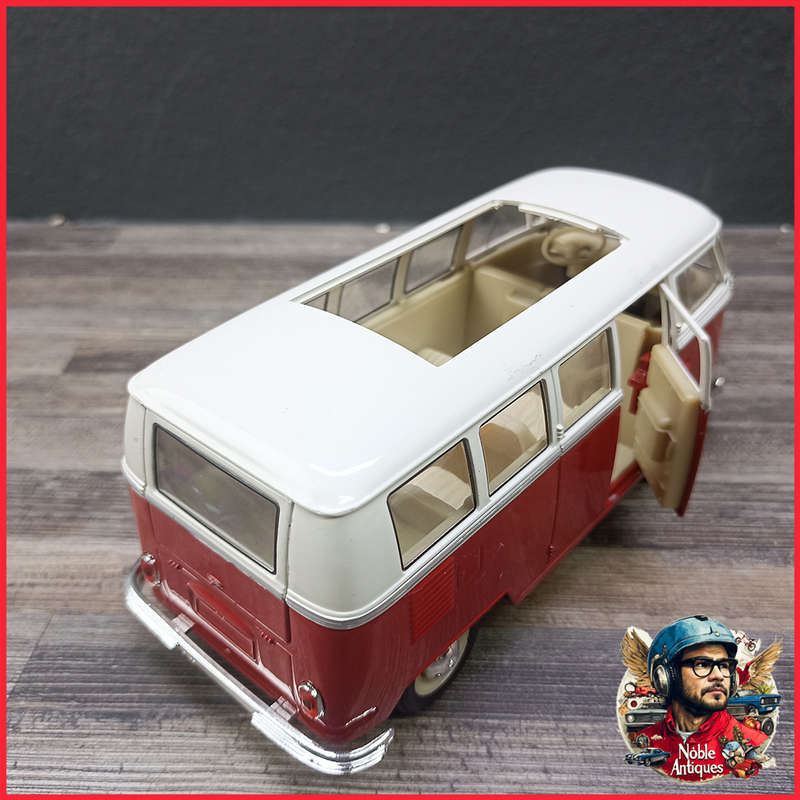 Welly Premium Edition 1962 Volkswagen Microbus Red 1:24