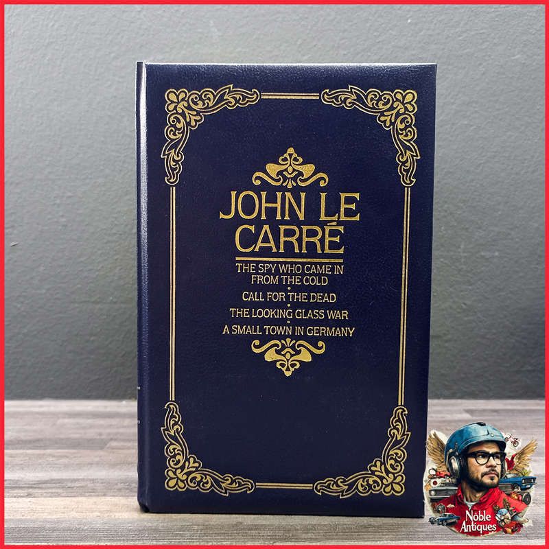 Vintage Blue Hardcover With Gold Foil Lettering Book Collection
