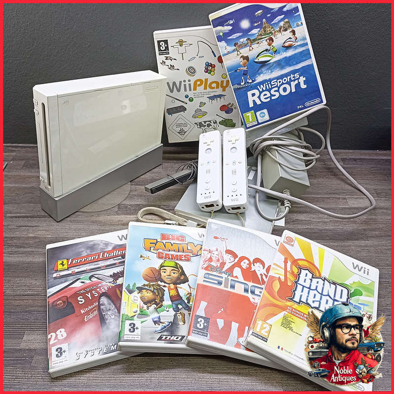 Large Working Wii Console and Games Collection Note: No TV Cable