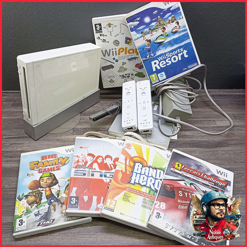 Large Working Wii Console and Games Collection Note: No TV Cable