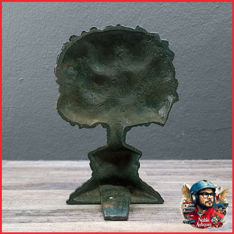 Vintage Cast Iron Petite Orange Citrus Fruit Tree Door Stop