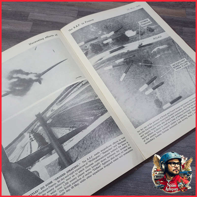 Embossed The War in Pictures WWII 5 Volume Set