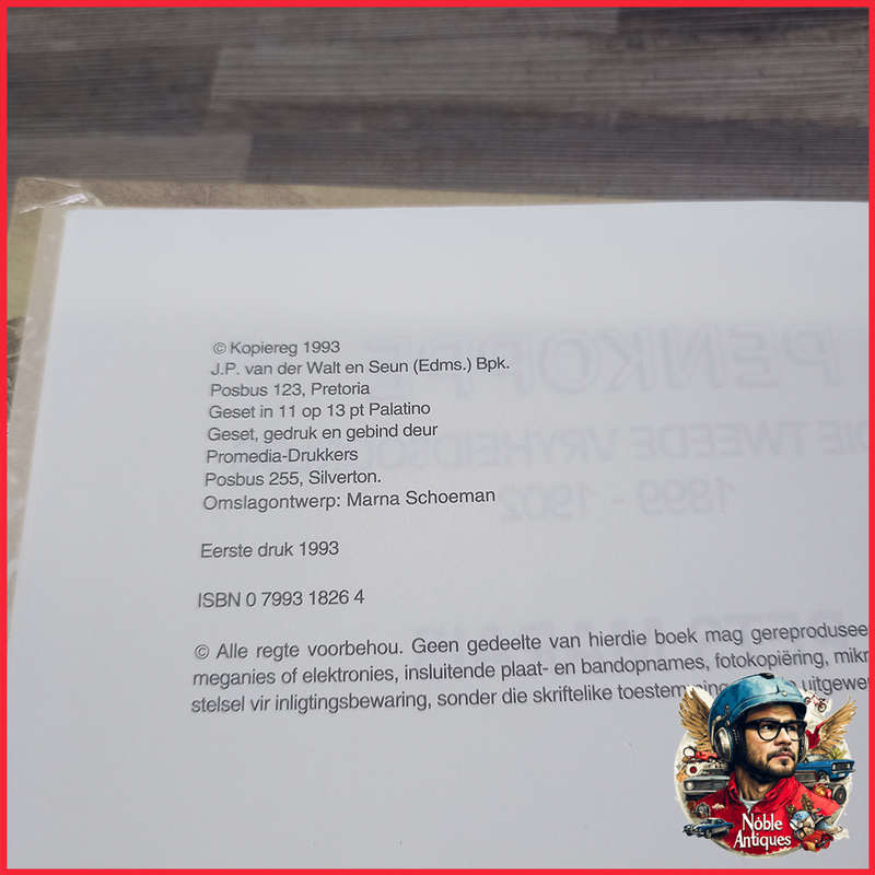 Penkoppe Van Die Tweede Vryheidsoorlog 1899 1902 Pets Marais