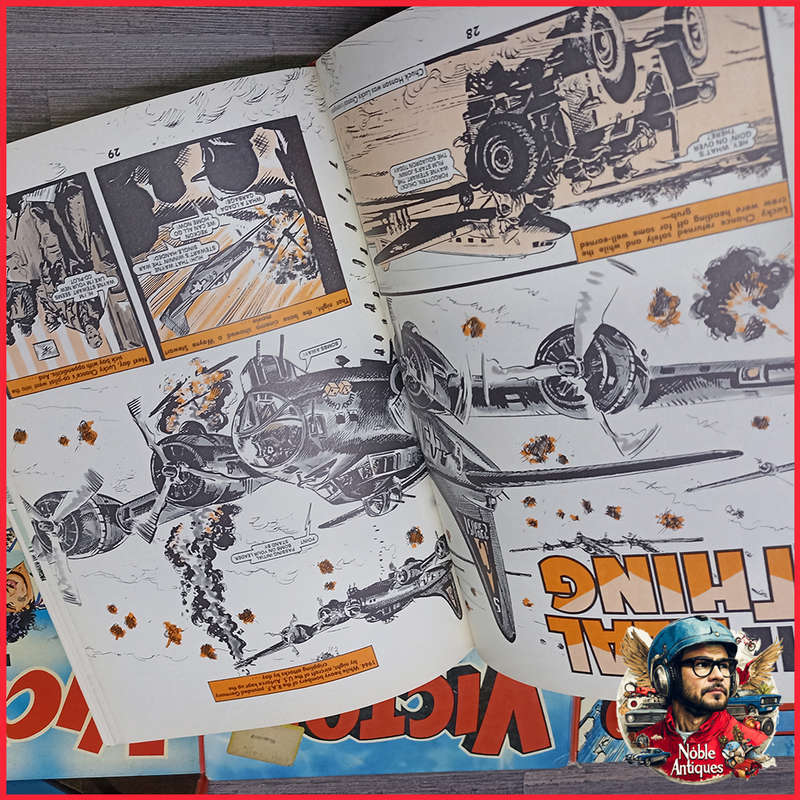 Rare 1980's Victor Book for Boys Annuals Collection