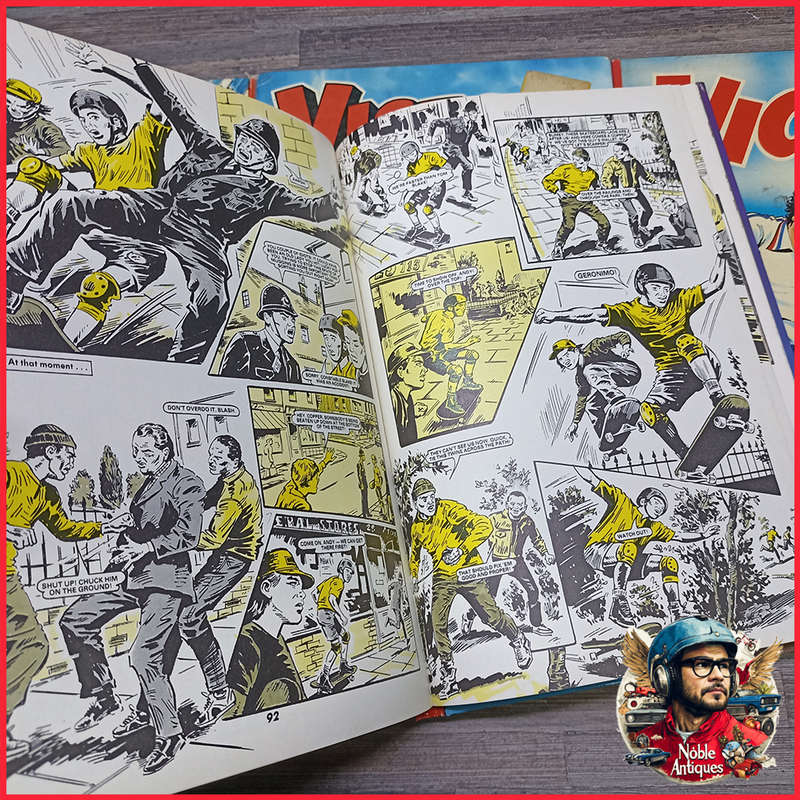 Rare 1980's Victor Book for Boys Annuals Collection