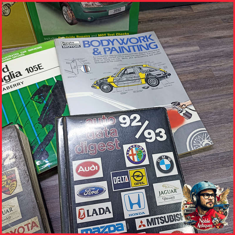 Original Hard Cover Car Service Manual Collection