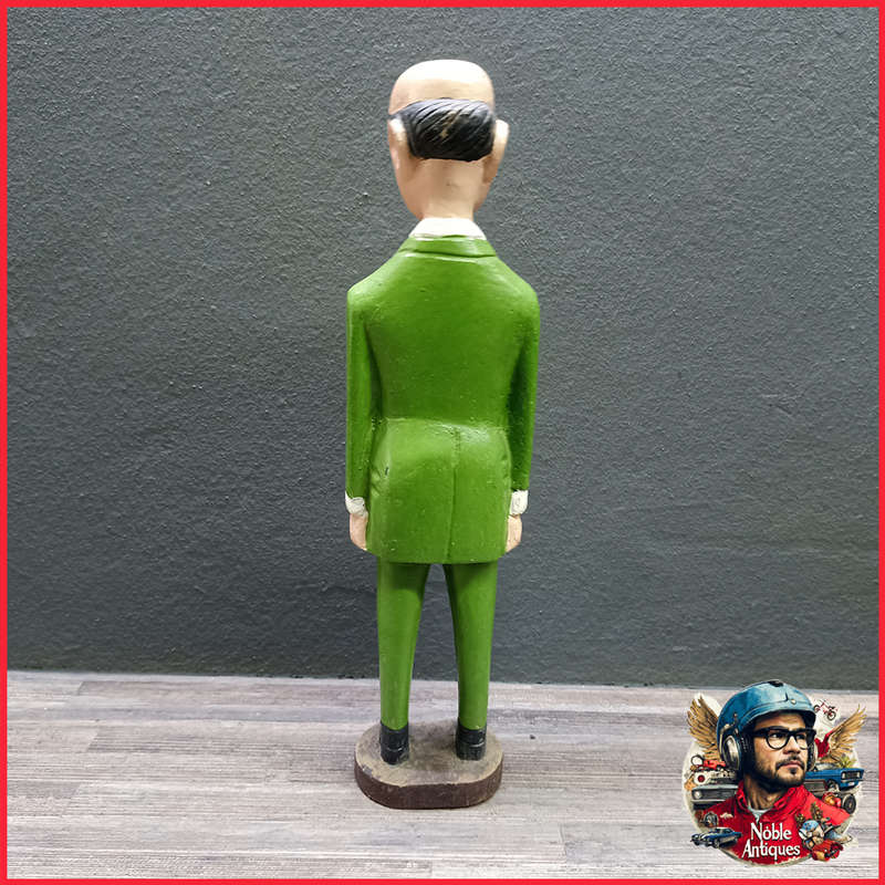 30cm Wood Carved TIN Tin Professor Calculus