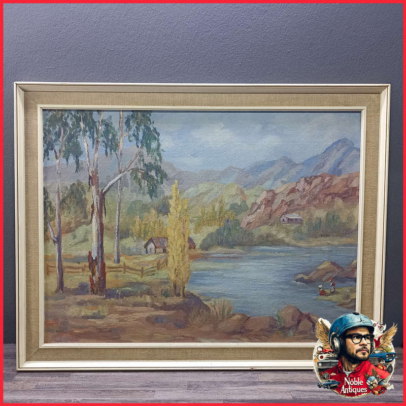 Signed  Original Oil on Board By M. Frost 750 x 5350
