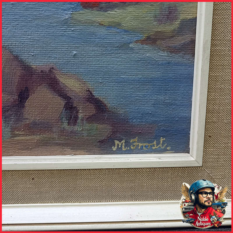 Signed  Original Oil on Board By M. Frost 750 x 5350