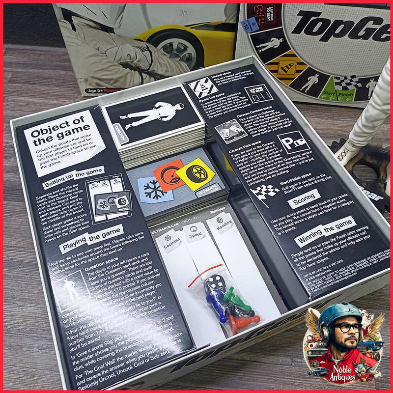 Complete Boxed Top Gear Board Game and STIG Figure