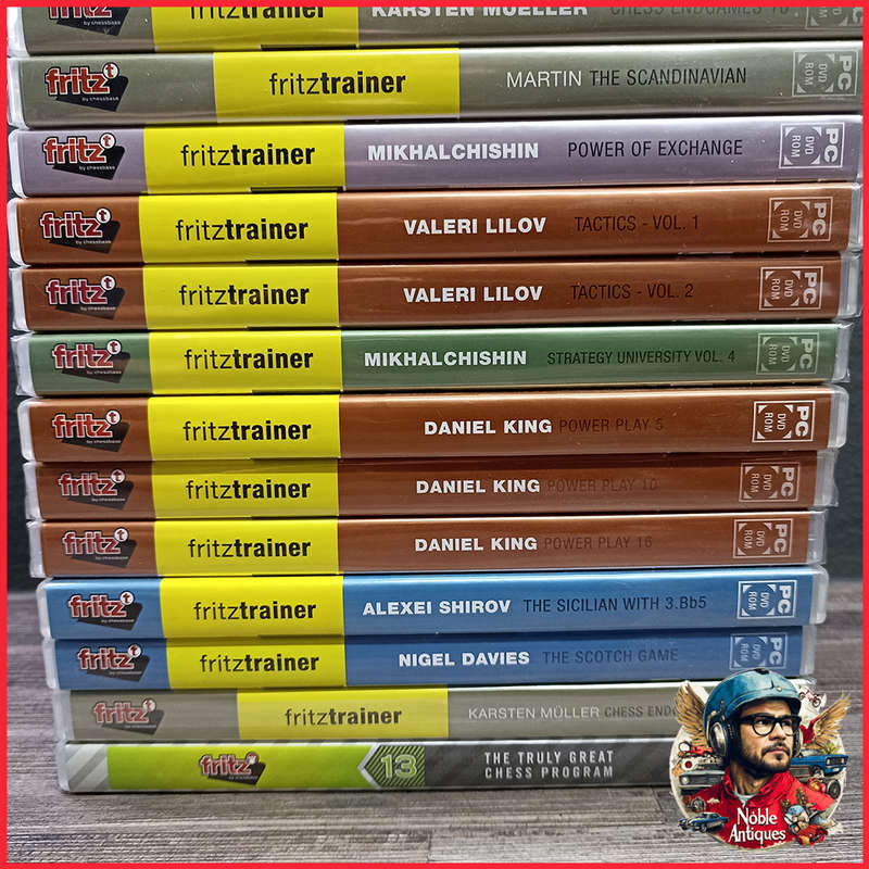 Fritztrainer Chess Strategies and Gameplay DVD Collection