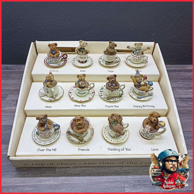 12x Boyd's Bear Teabearies Collection Store Display