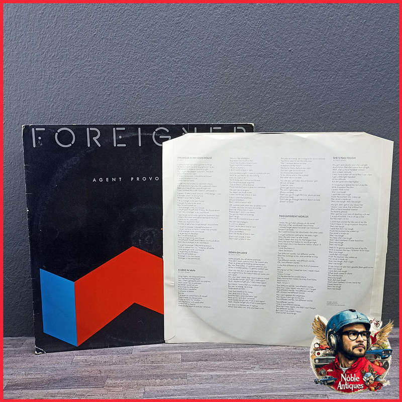 FOREIGNER Agent Provocateur Vinyl LP 1984 LP