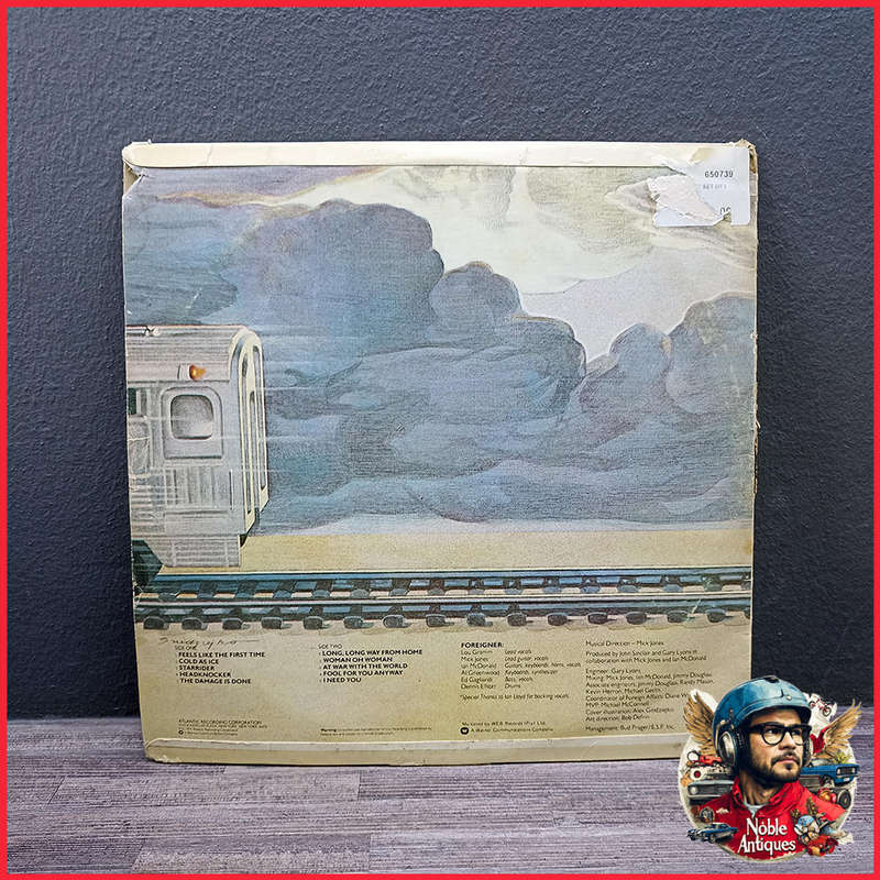 Foreigner - Self Titled Vinyl LP 1977