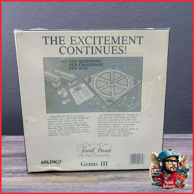 Factory Sealed Boxed Trivial Pursuit Genus III