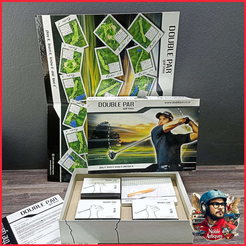 Boxed DOUBLE PAR golf trivia Board Game