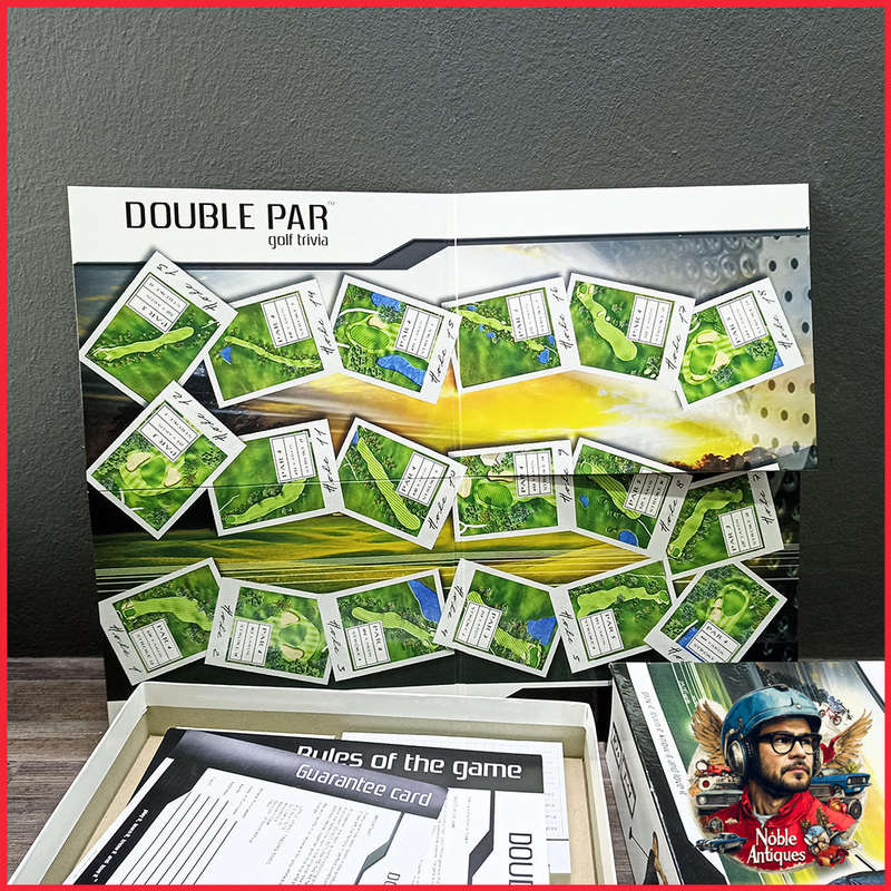 Boxed DOUBLE PAR golf trivia Board Game