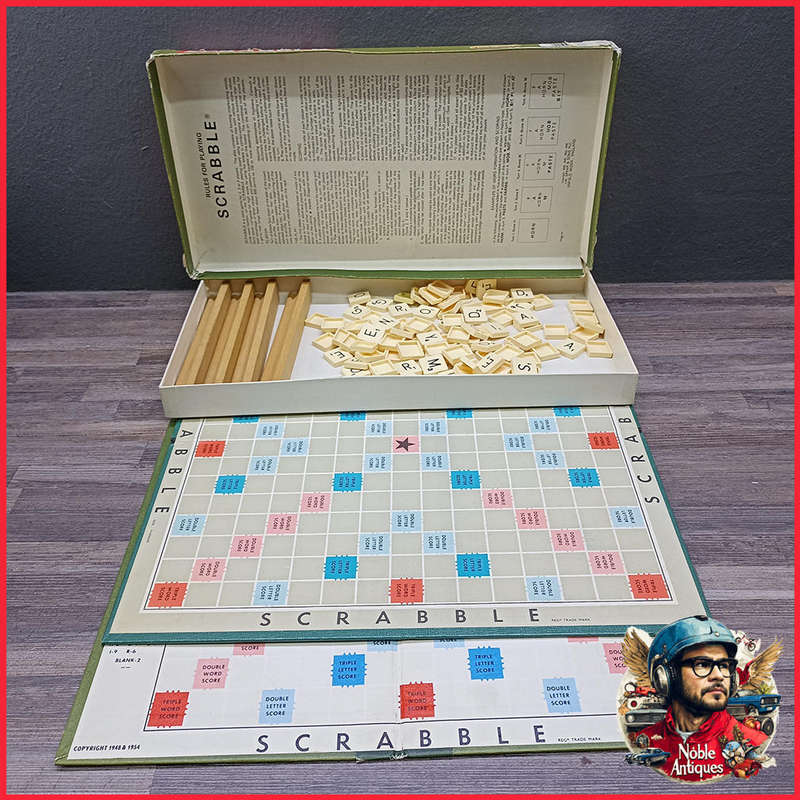 Vintage Boxed Scrabble Family Board Game
