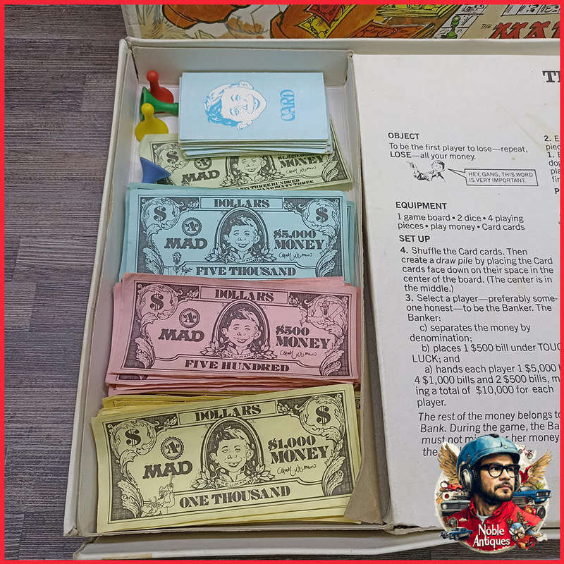 Original Vintage Parker Brothers Mad Magazine board game 1970s