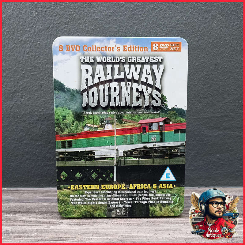 8 DVD Tinned Collector's Edition The world's great Railway Journeys
