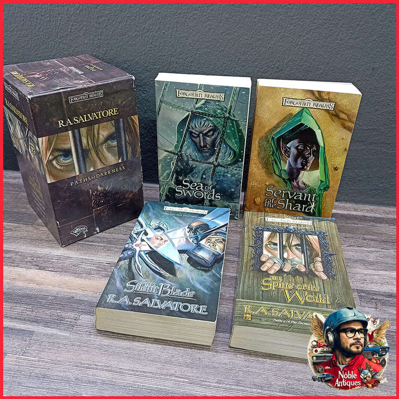 Boxed Paths of Darkness Novel series by R. A. Salvatore