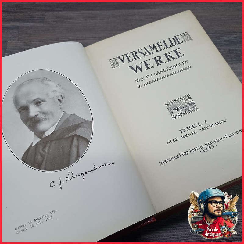 1935 Set of 12 Versamelde Werke van CJ Langenhoven