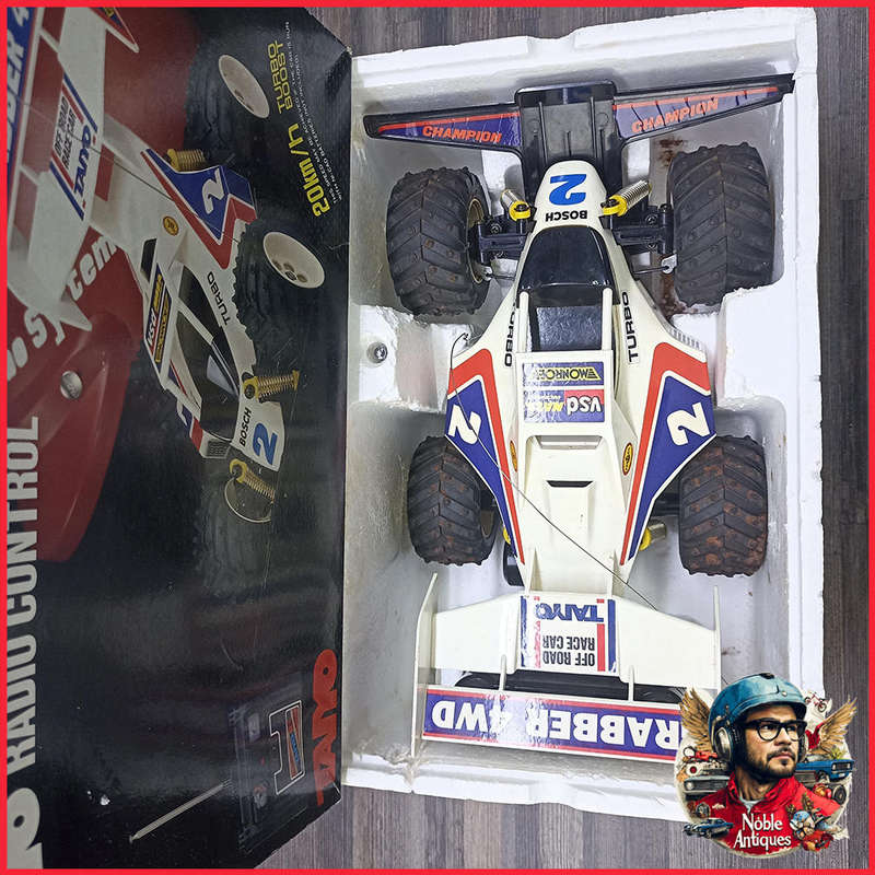 Original Boxed 80's Taiyo Japan RC 1/14 scale Aero Grabber Buggy 4WD NOT TESTED