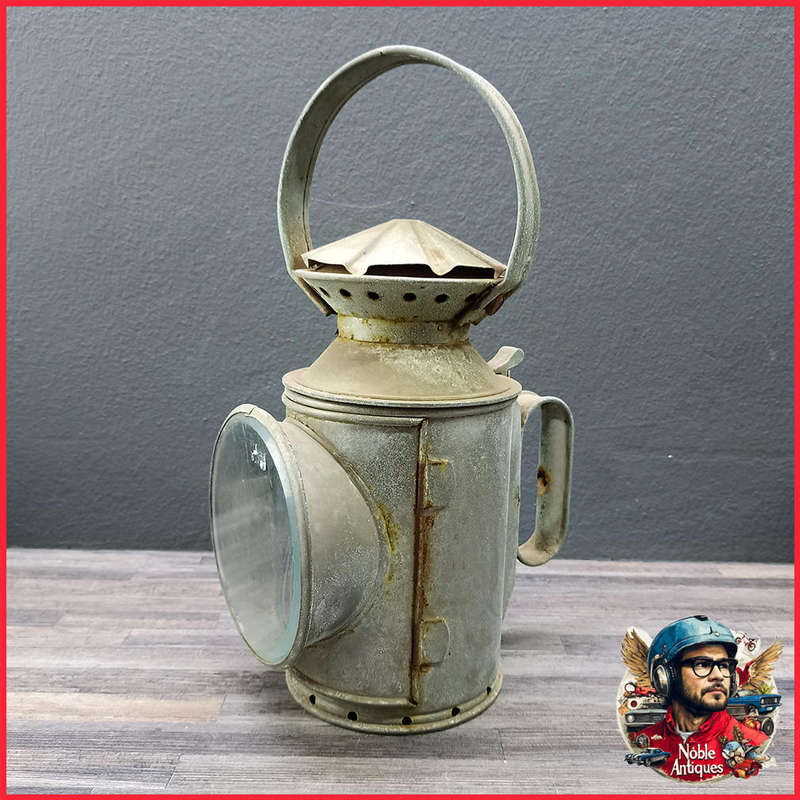 1948 Original Vintage SAS-SAR Railway Signal Lamp