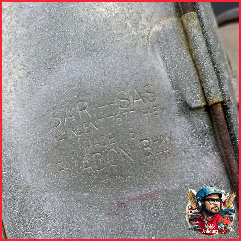 1948 Original Vintage SAS-SAR Railway Signal Lamp