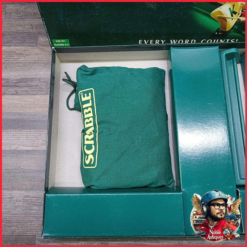 Vintage Boxed Scrabble Original 2003 Version Mattel Complete