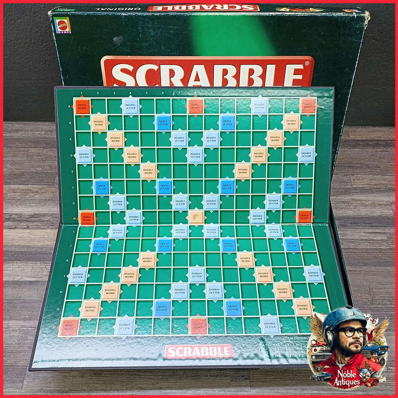 Vintage Boxed Scrabble Original 2003 Version Mattel Complete
