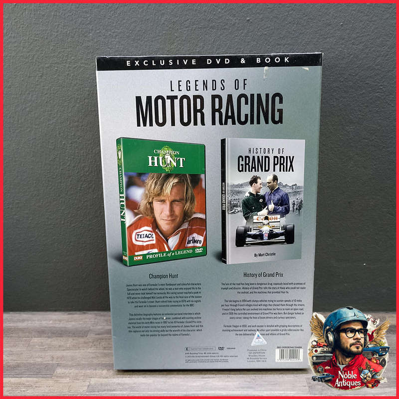 Legends Of Motor Racing Exclusive DVD And Book Box Set