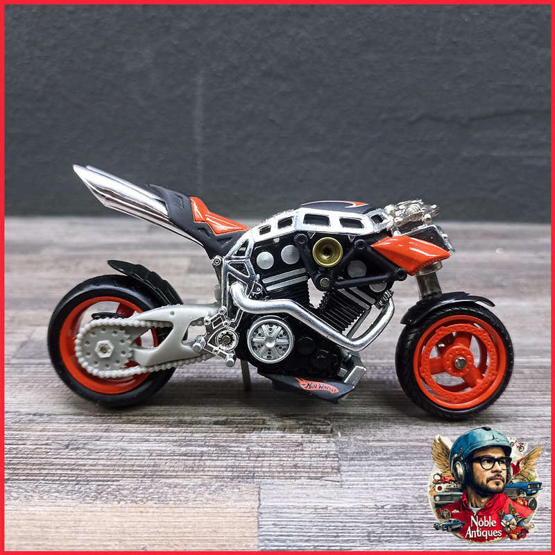 Original Hotwheels Large Scale Motorbike collection