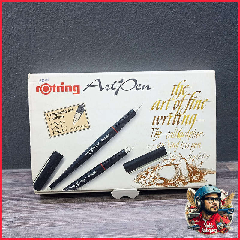 Boxed Rotring Art Pen Calligraphy Fountain Pen Set