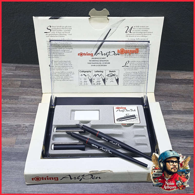 Boxed Rotring Art Pen Calligraphy Fountain Pen Set