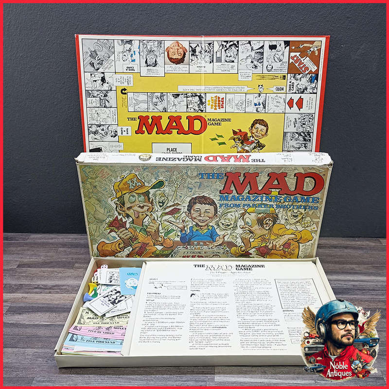Complete Boxed Vintage 1979 Parker Brothers MAD Magazine Board Game