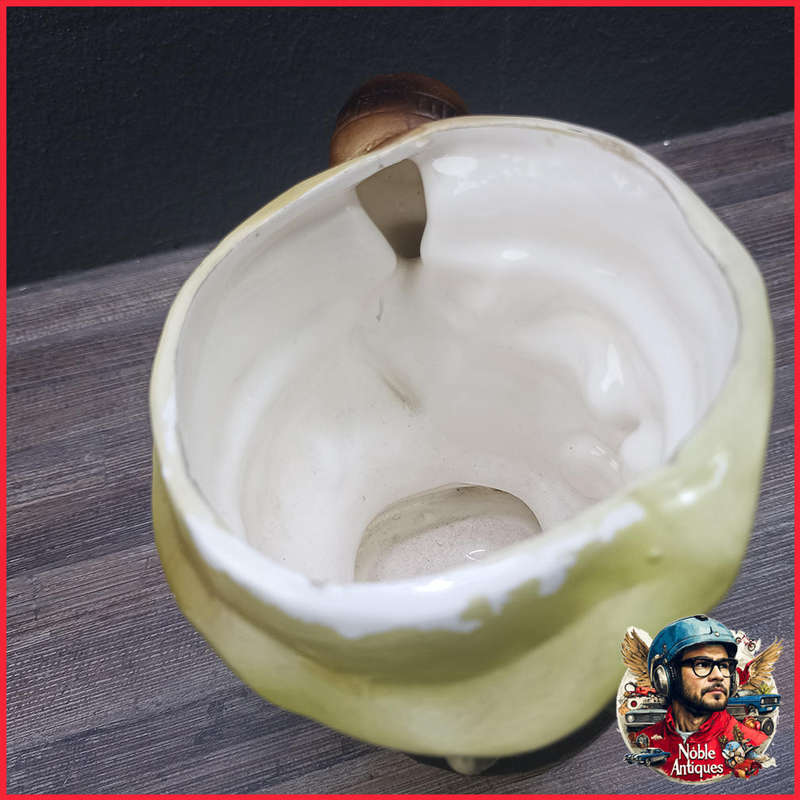Vintage Handpainted Toby-style Character Mug