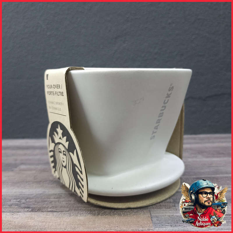 NEW Starbucks Pour-Over Ceramic Brewer Drip Coffee Maker