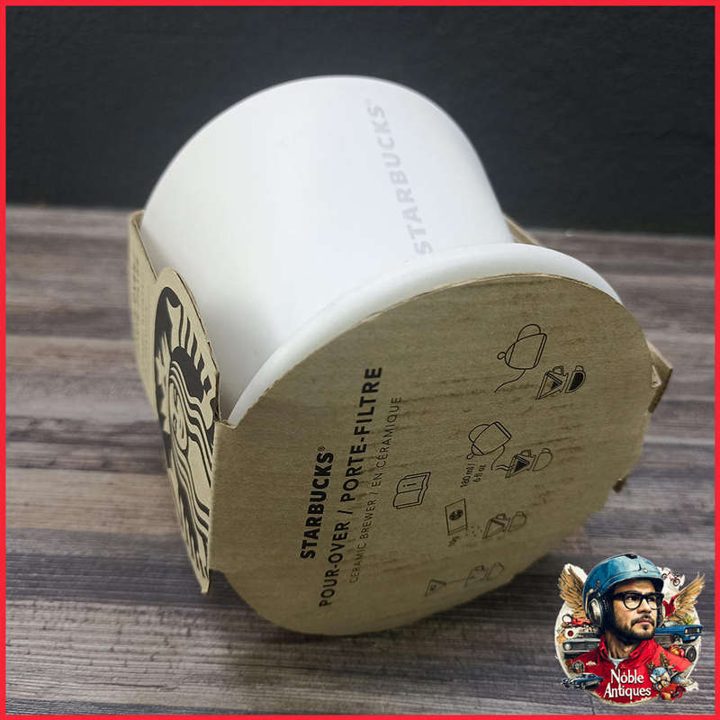 NEW Starbucks Pour-Over Ceramic Brewer Drip Coffee Maker