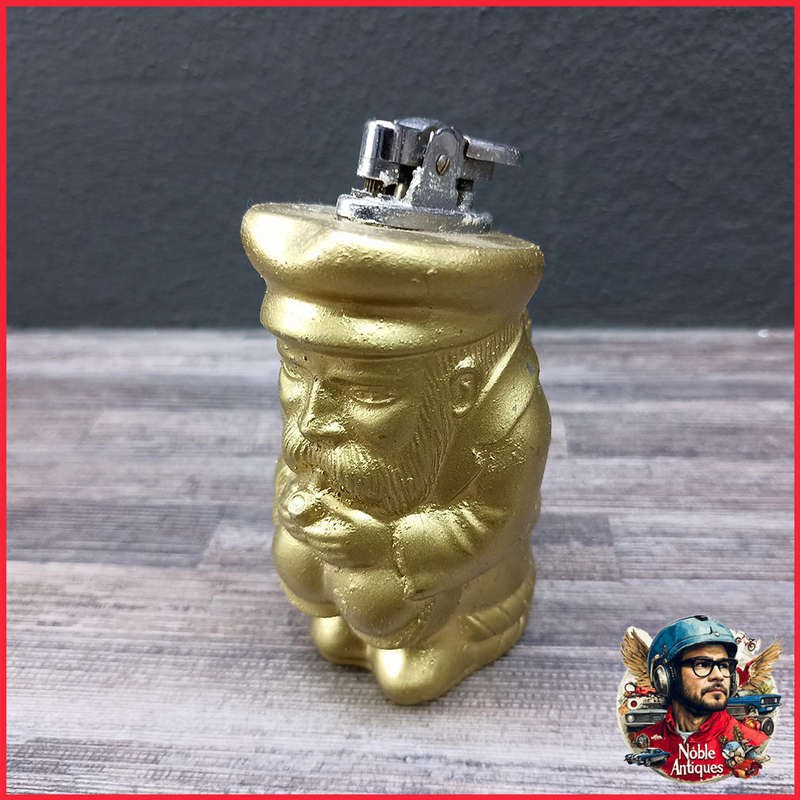 Vintage Cast Metal Toby Style Lighter