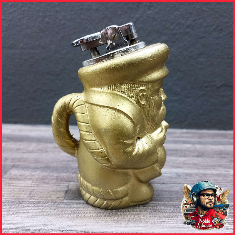 Vintage Cast Metal Toby Style Lighter