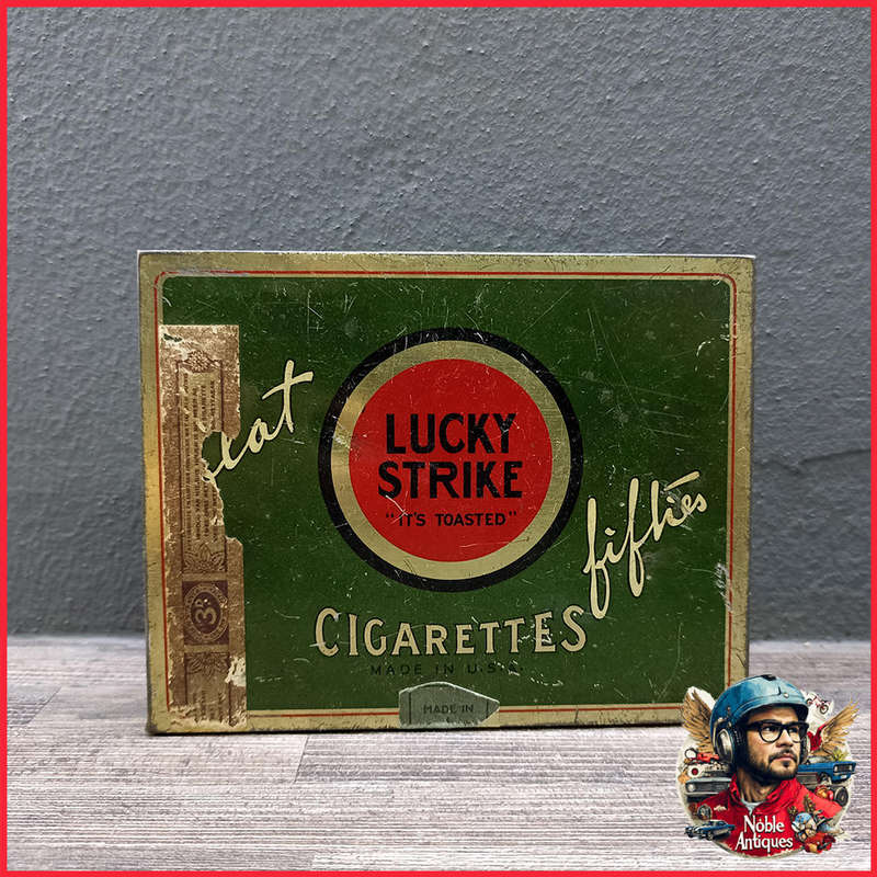 Vintage Lucky Strike Cigarettes Tin