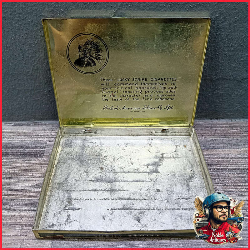 Vintage Lucky Strike Cigarettes Tin