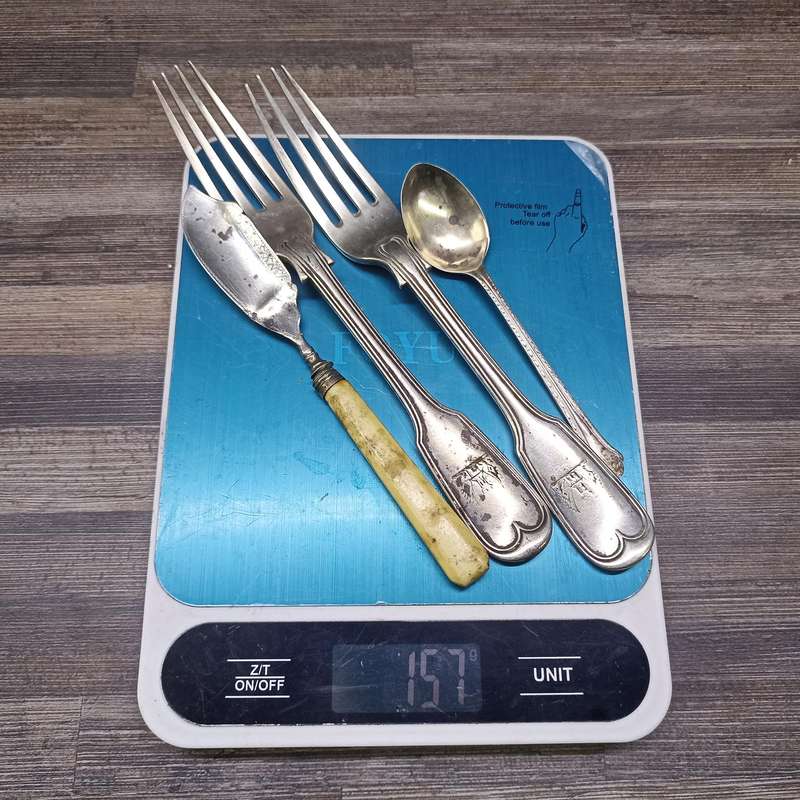 Antique Sterling Silver Cutlery Collection 157g