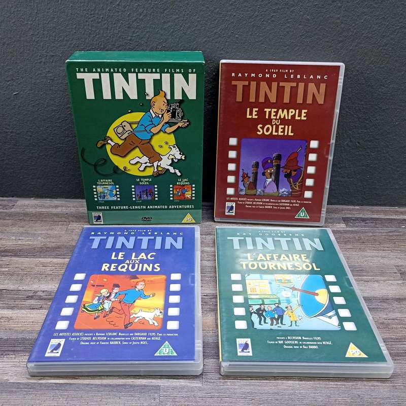 The Animated Feature Films of Tintin DVD box set