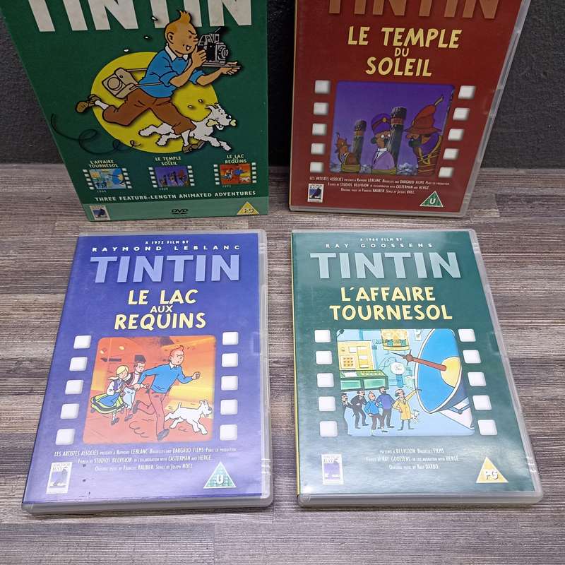 The Animated Feature Films of Tintin DVD box set