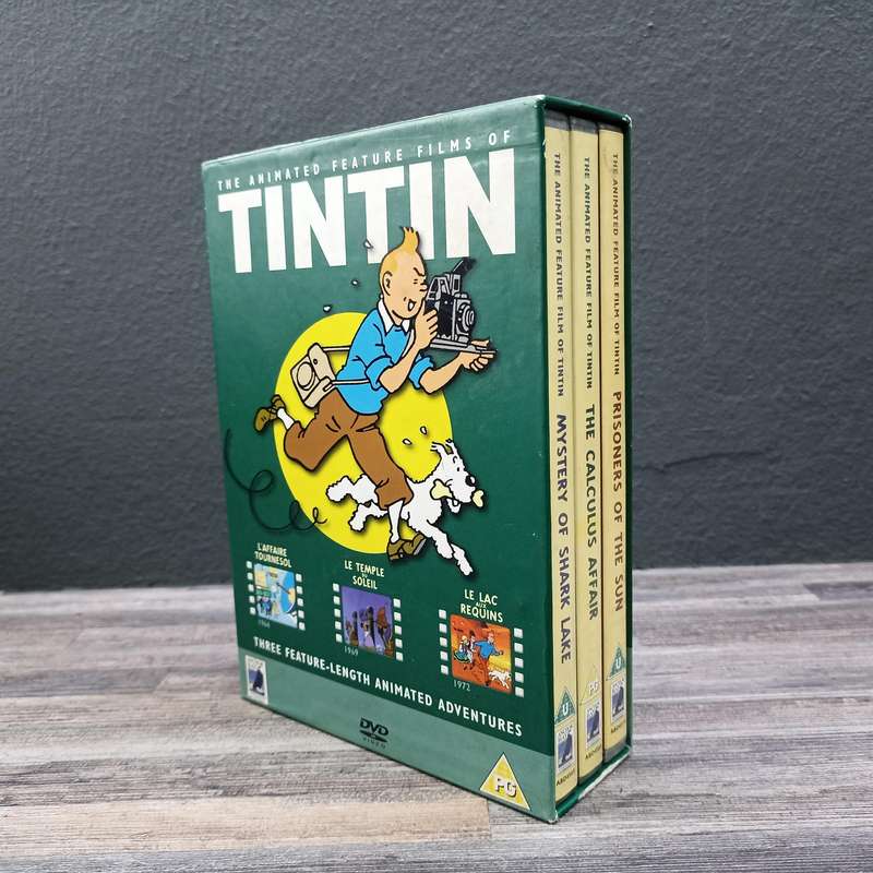 The Animated Feature Films of Tintin DVD box set