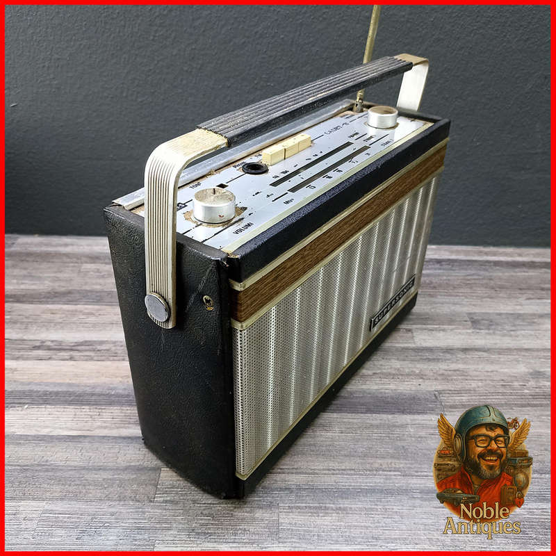 Vintage Supersonic brand portable radio, Not Tested