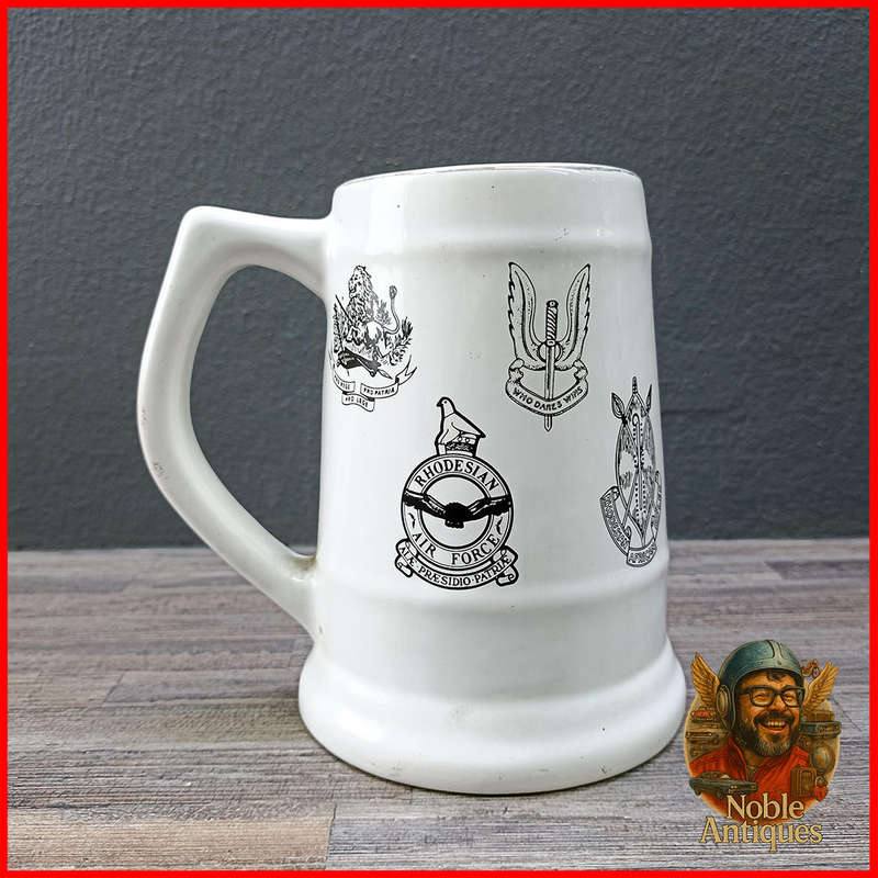Vintage Rhodesian Border War Beer Mug